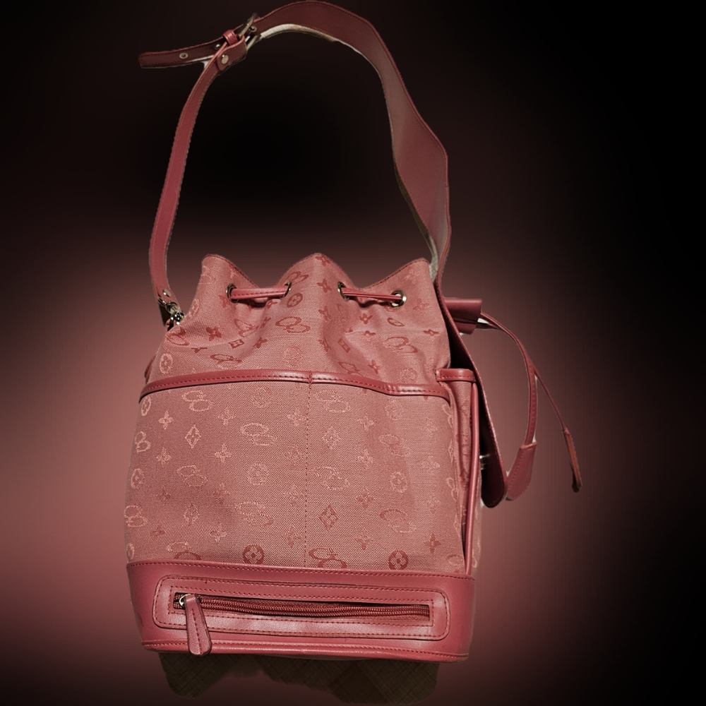 NWOT Gigi Olivia Bucket bag canvas antique pink   V-GRK